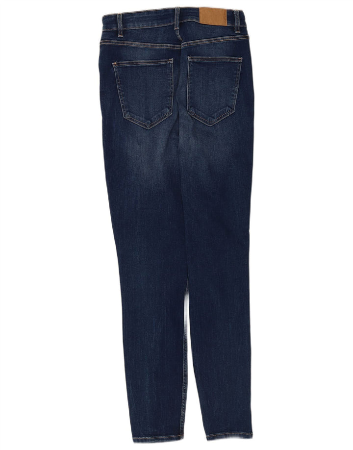 Zara Dame Slim Jeans EU 40 Medium W30 L28 Blå Bomuld