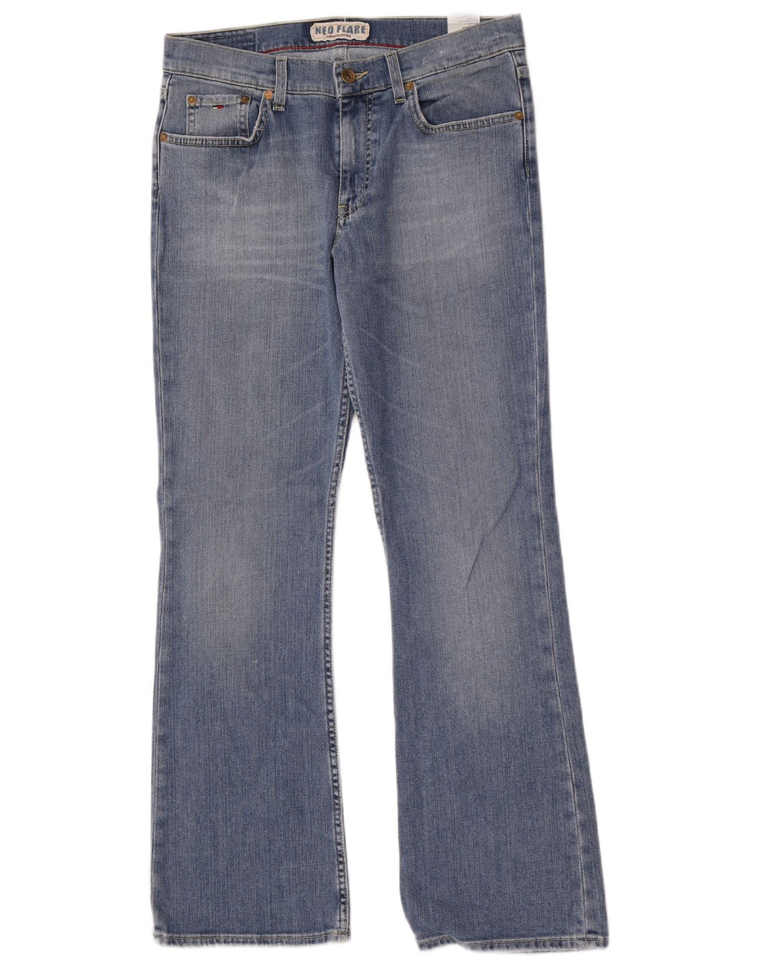 Tommy Hilfiger Dame Flared Jeans W31 L30 Blå Bomuld