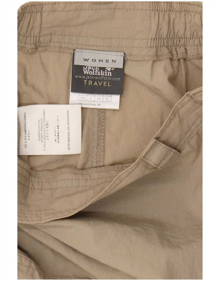 Jack Wolfskin Womens Skort UK 8 Small W24 Beige Polyamid