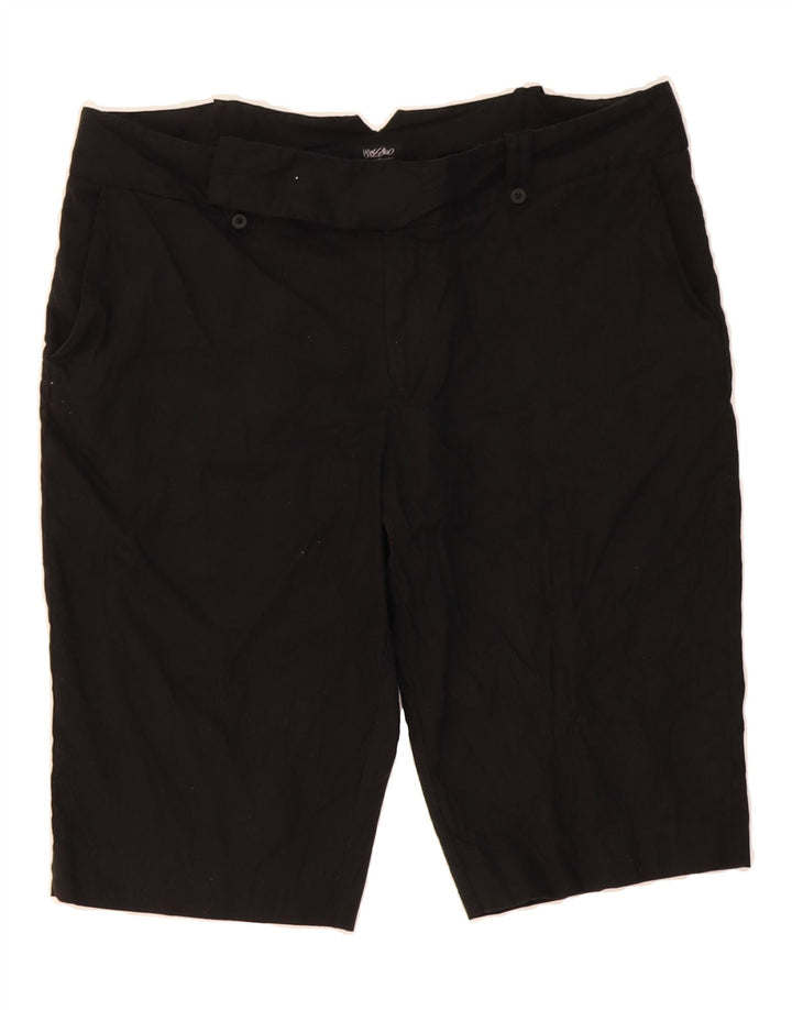 MOSSIMO Womens Chino Shorts US 12 Large W32  Black Linen Vintage Mossimo and Second-Hand Mossimo from Messina Hembry 