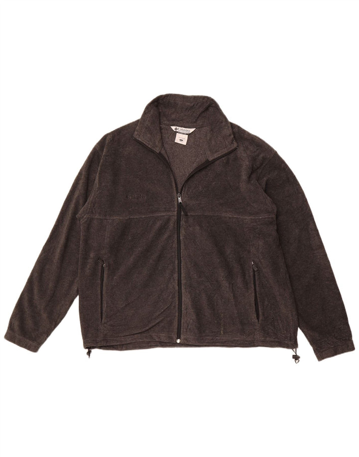 COLUMBIA Fleecejakke til mænd UK 42 XL Grå polyester