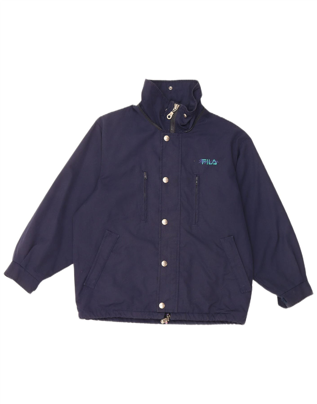 FILA drenge vindjakke 9-10 år marineblå polyester