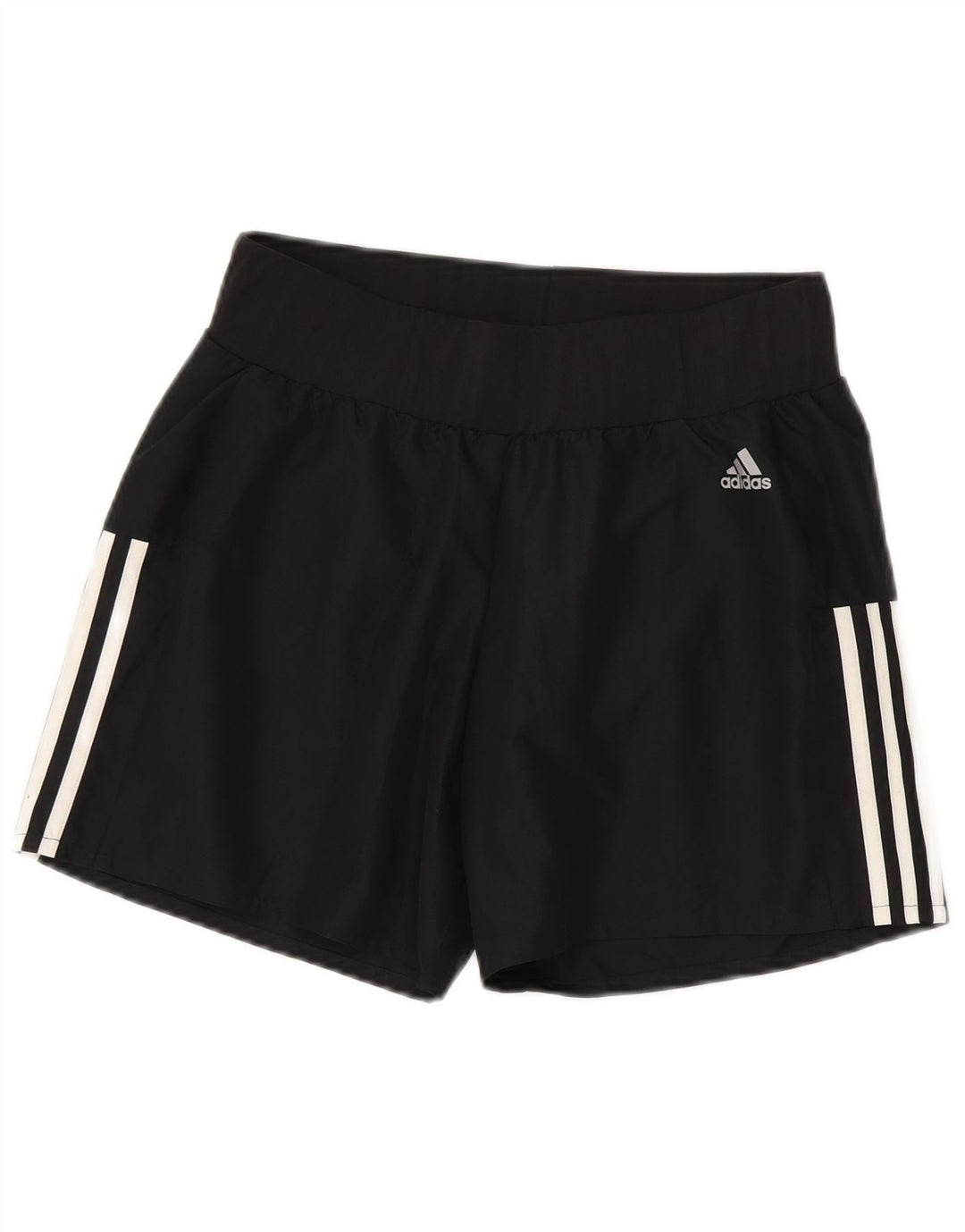 Adidas sportsshorts til kvinder UK 10 Small Black Polyester