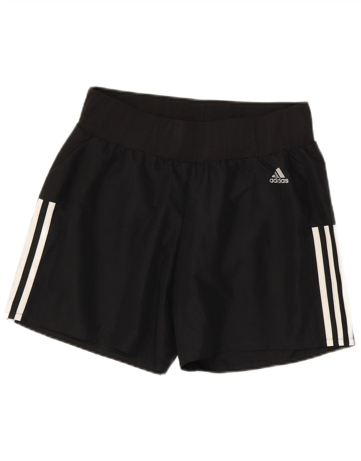 Adidas sportsshorts til kvinder UK 10 Small Black Polyester