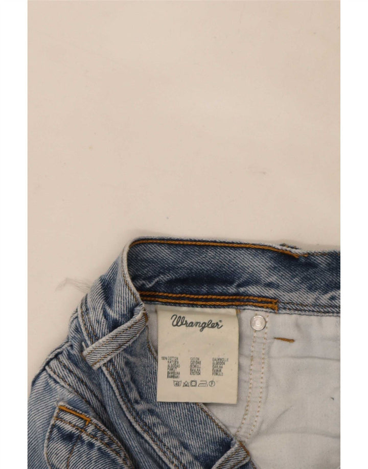 Wrangler Herre Regular Fit Straight Jeans W36 L32 Blå Bomuld
