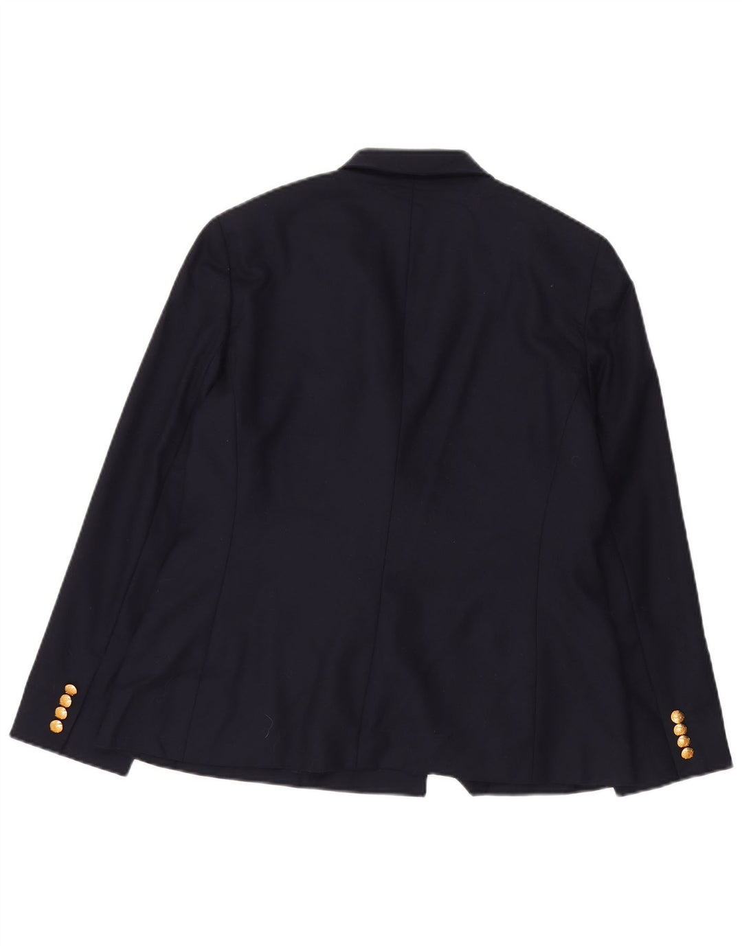 Chaps Dame dobbeltradet blazerjakke US 14 XL marineblå uld
