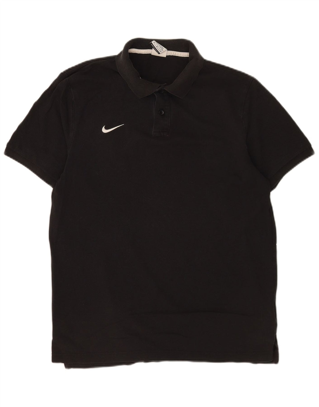 Nike poloshirt til mænd, medium sort bomuld