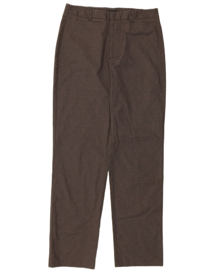 Dockers Lige fritidsbukser til kvinder W28 L30 Brun Houndstooth