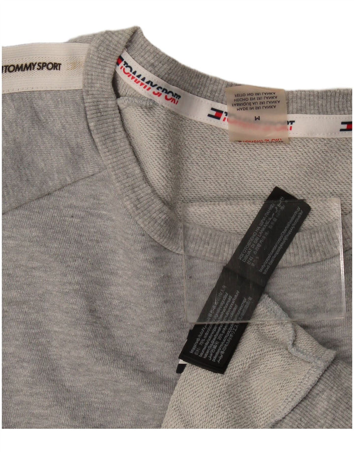 Tommy Hilfiger Herre Grafisk Sweatshirt Jumper Medium Grå Colourblock