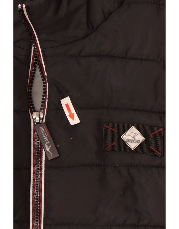 Vejskilt Herre Polstret Gilet UK 42 XL Sort Polyester