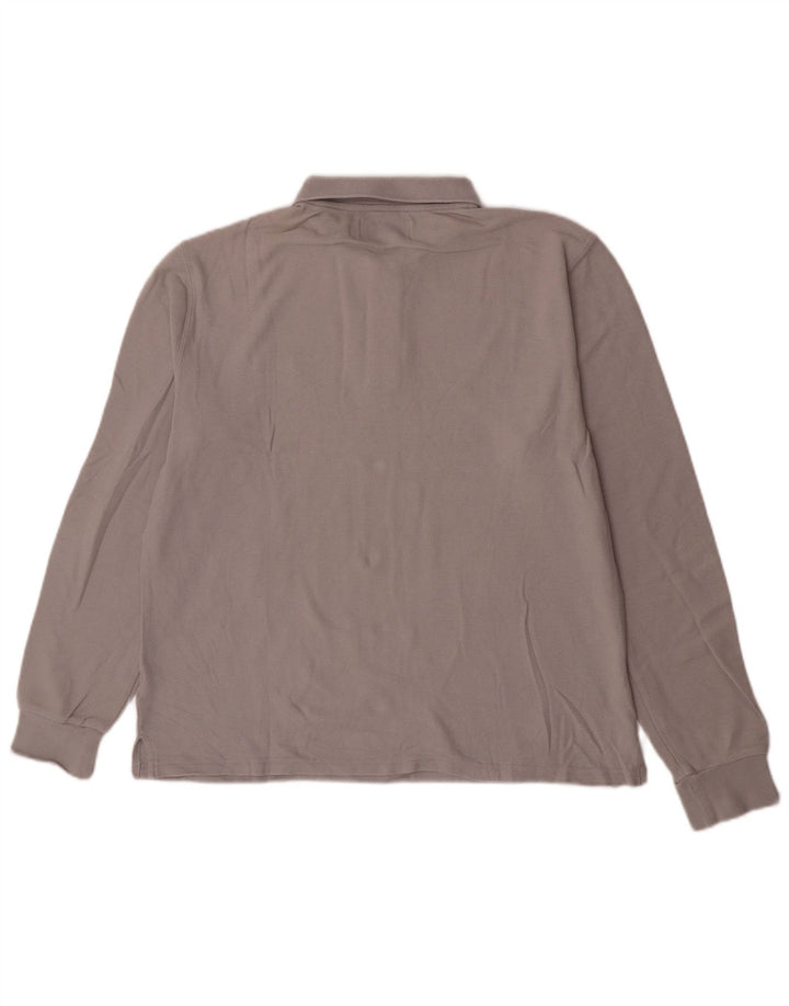 Marlboro Classics Langærmet Polo Shirt til mænd Stor Grå