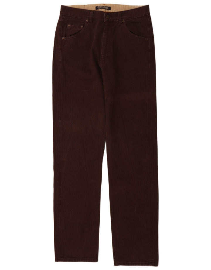 Avirex herre tilspidsede jeans W30 L35 brun bomuld
