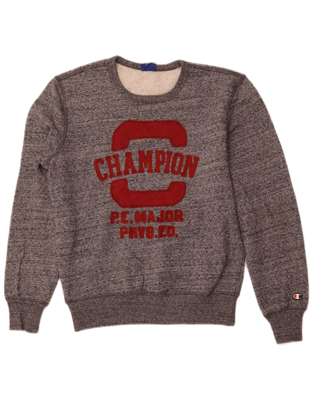 Champion Herre grafisk sweatshirt Jumper lille grå flækket bomuld