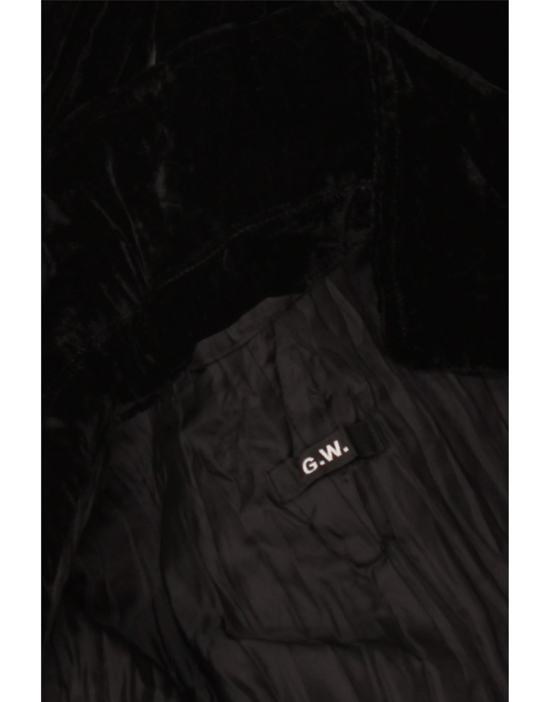 VINTAGE Dame 3 Button Velvet Blazer Jacket UK 18 XL Black Floral