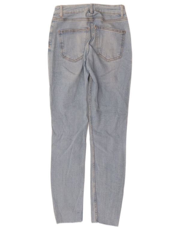 Zara Dame Skinny Jeans EU 36 XS W26 L28 Blå Bomuld