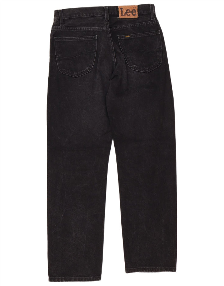 Lee Mens Brooklyn Straight Jeans W32 L32 Sort Bomuld
