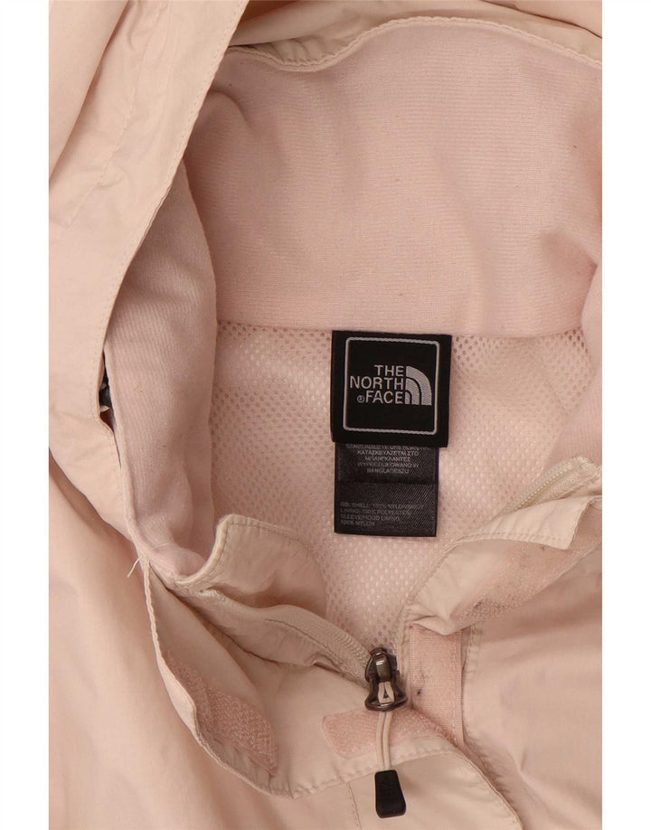 The North Face Regnjakke med hætte til kvinder UK 14 Medium Pink Polyester