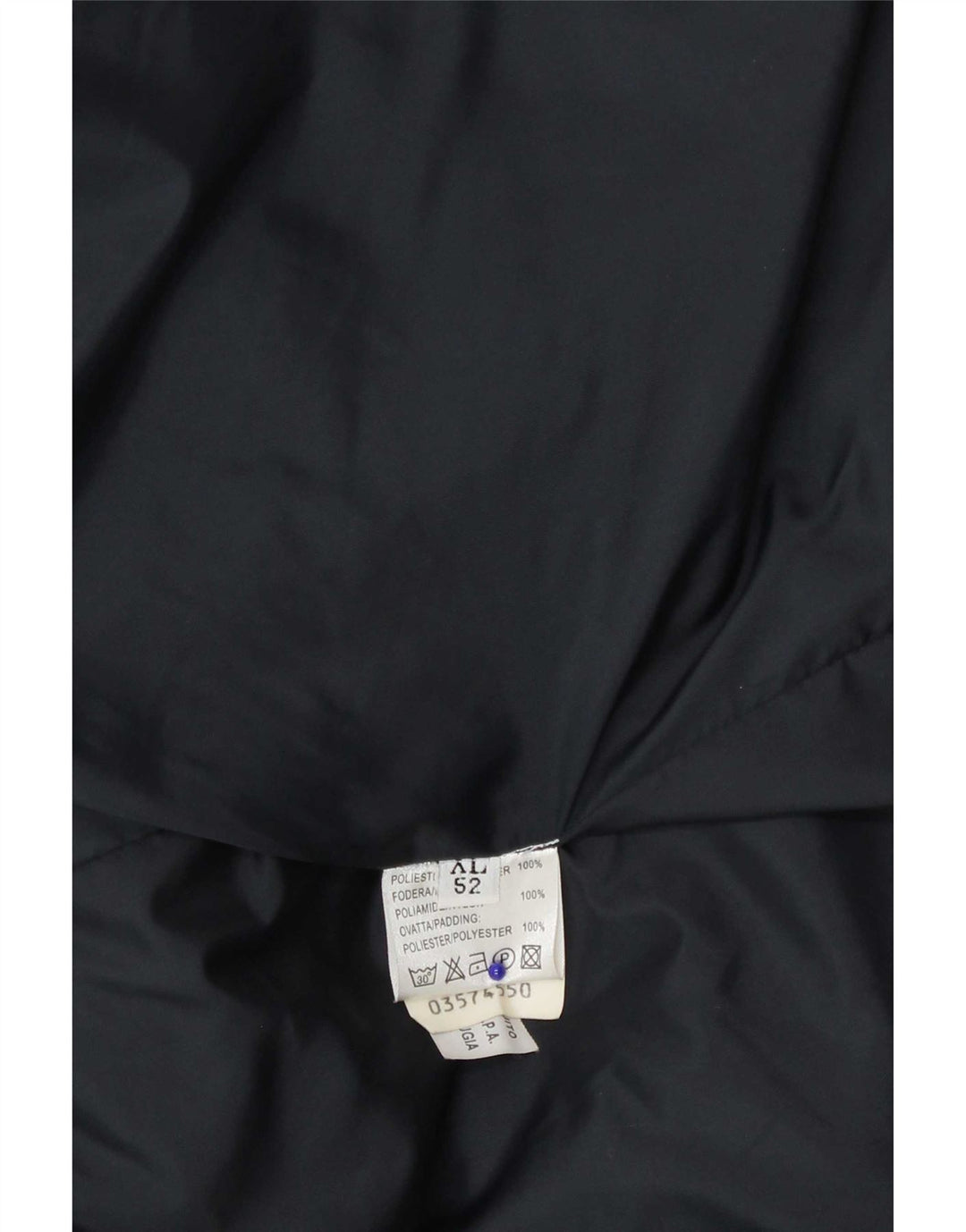Valentino Herre Overfrakke IT 52 XL Marineblå Polyester