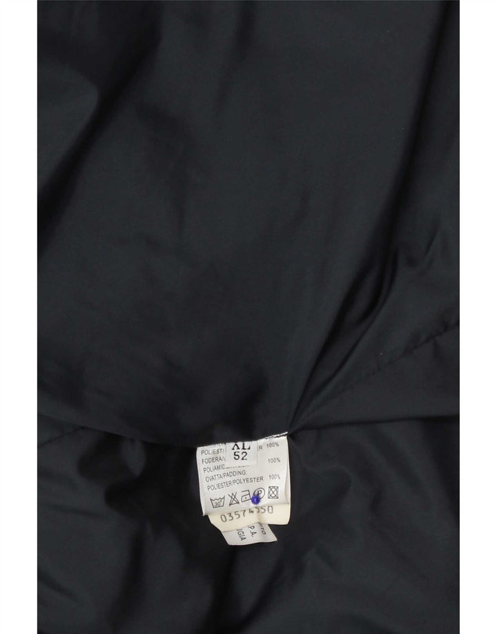 Valentino Herre Overfrakke IT 52 XL Marineblå Polyester
