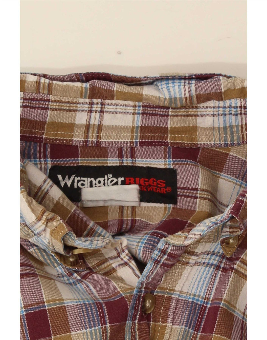 Wrangler herreskjorte XL brun ternet