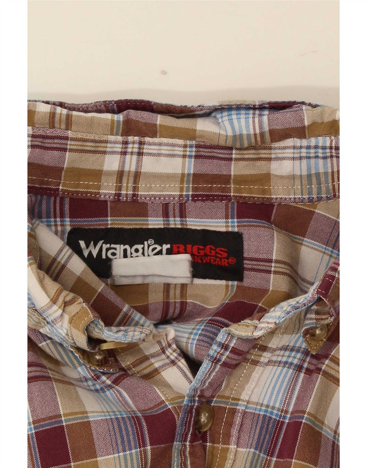 Wrangler herreskjorte XL brun ternet