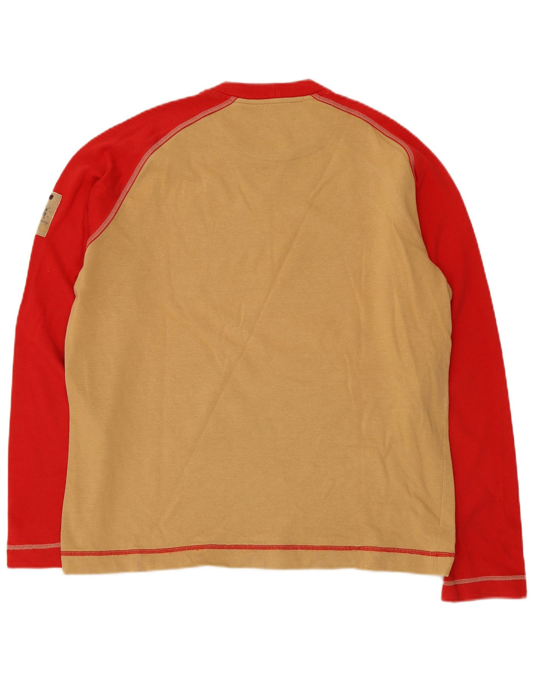 SERGIO TACCHINI Herre Milano Grafisk Top Langærmet Stor Beige