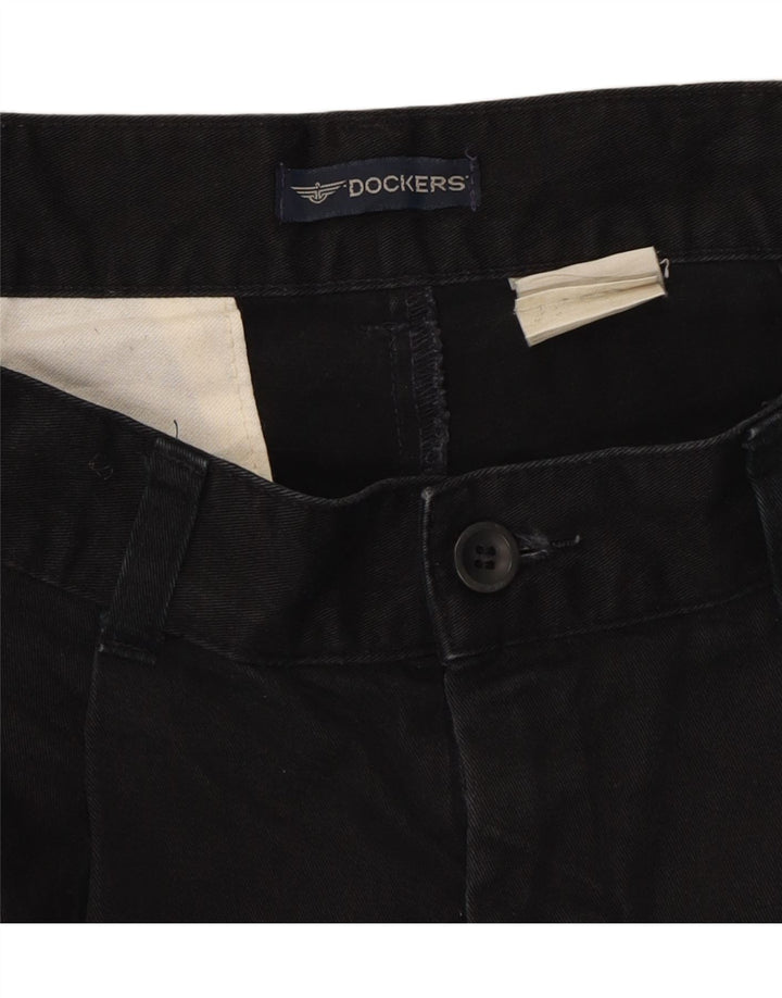 DOCKERS Mens Chino Shorts  W28 Small Black Vintage Dockers and Second-Hand Dockers from Messina Hembry 