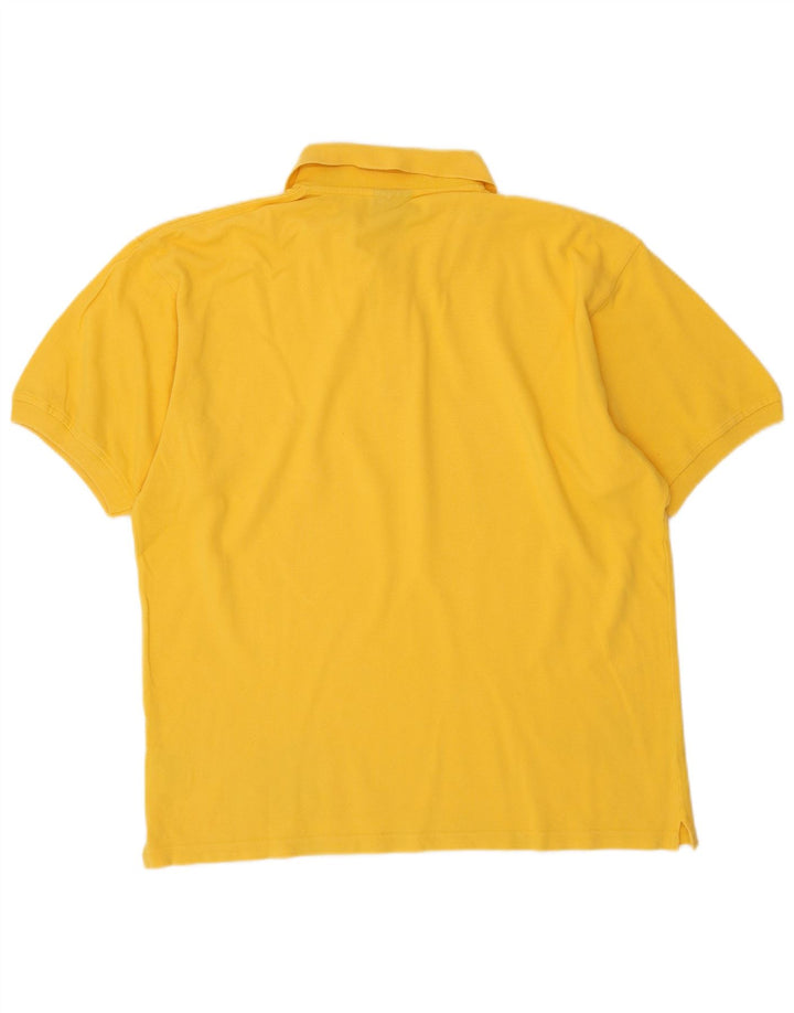 CHAMPION Poloshirt til mænd Stor gul bomuld