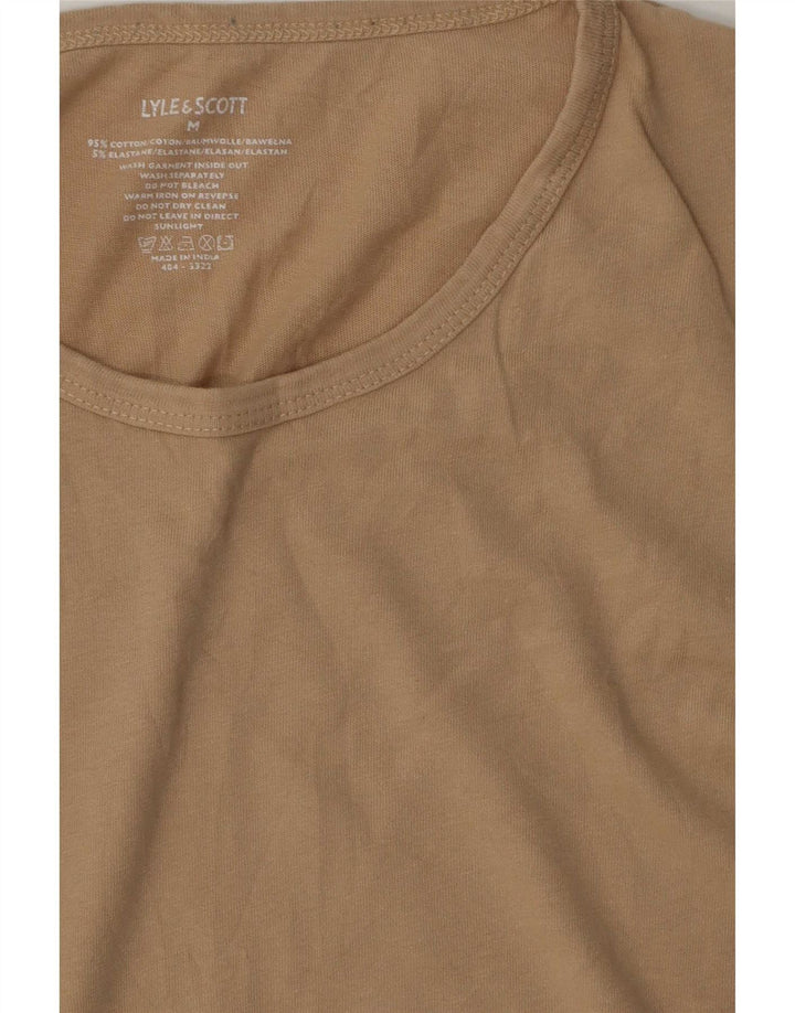 Lyle & Scott Herre T-shirt Top Medium Beige Bomuld