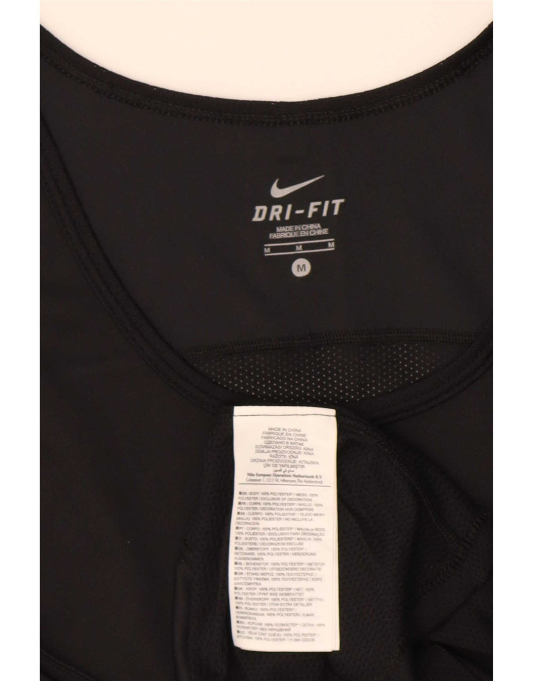 Nike Herre Dri Fit Vest Top Medium Sort Polyester