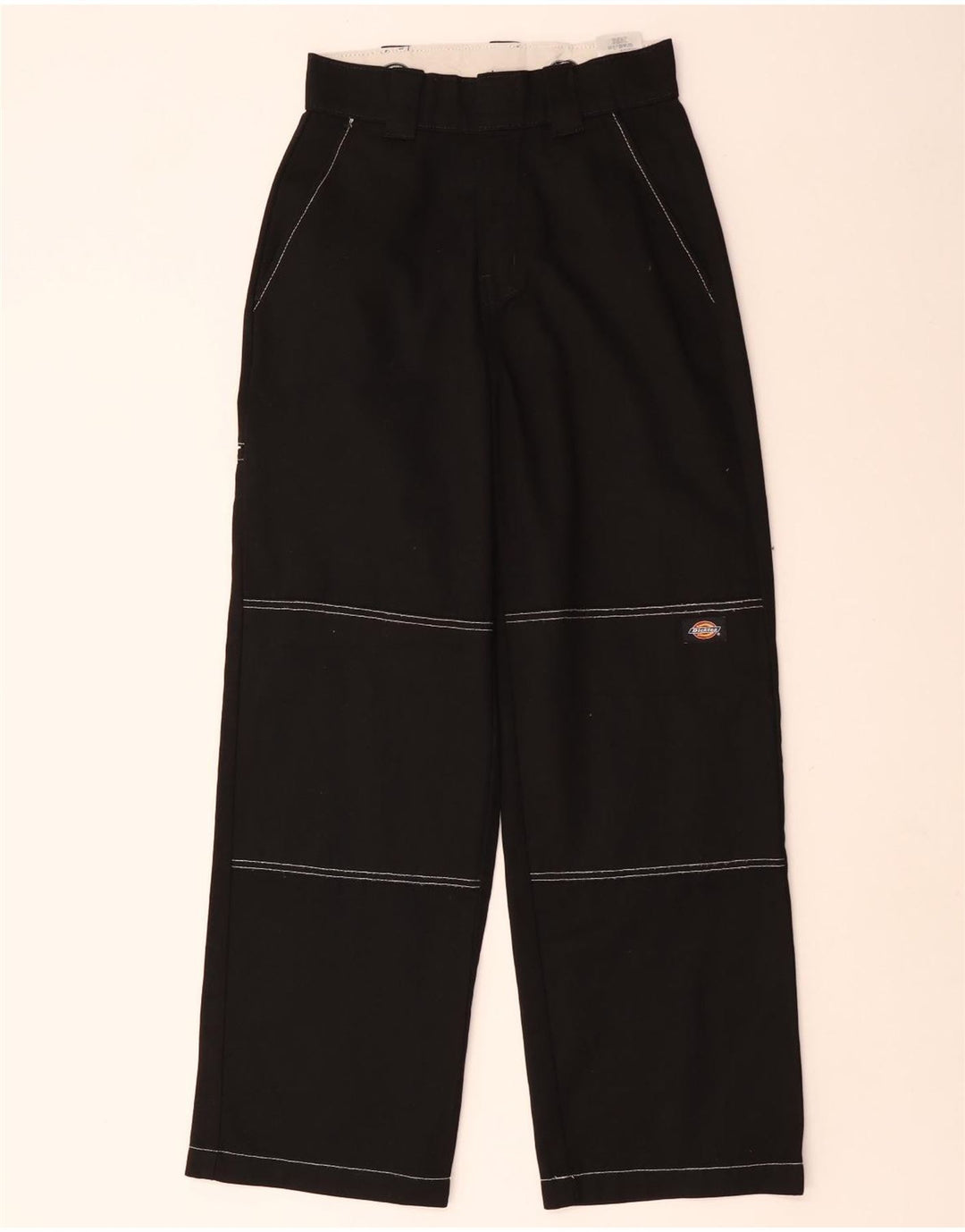 Dickies Straight Cargo bukser til mænd W24 sort polyester