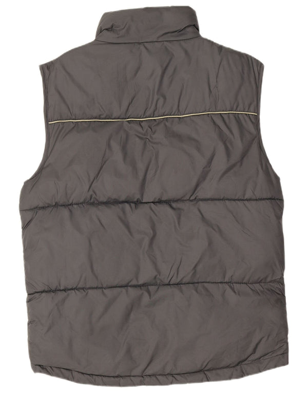 Jack & Jones Polstret Gilet UK 14 Medium Grey Nylon