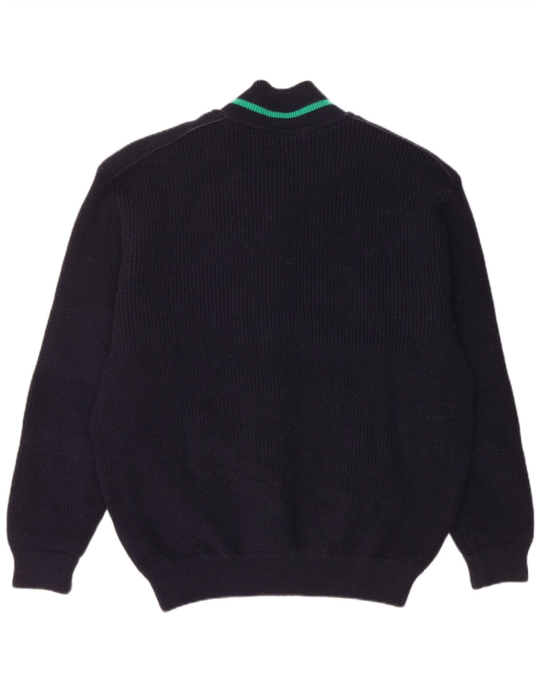 Navigare Cardigan sweater til mænd Stor marineblå uld