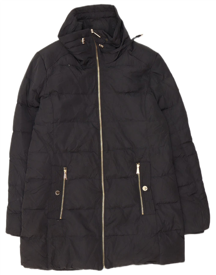 Michael Kors Dame Oversized Polstret Frakke UK 10 Small Black Polyester