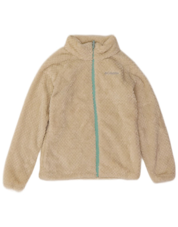 Columbia Girls Fleecejakke 14-15 år Large Off White Polyester