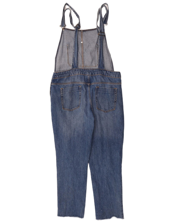 Zara Womens Dungarees Jeans Medium W28 L26 Blue Cotton