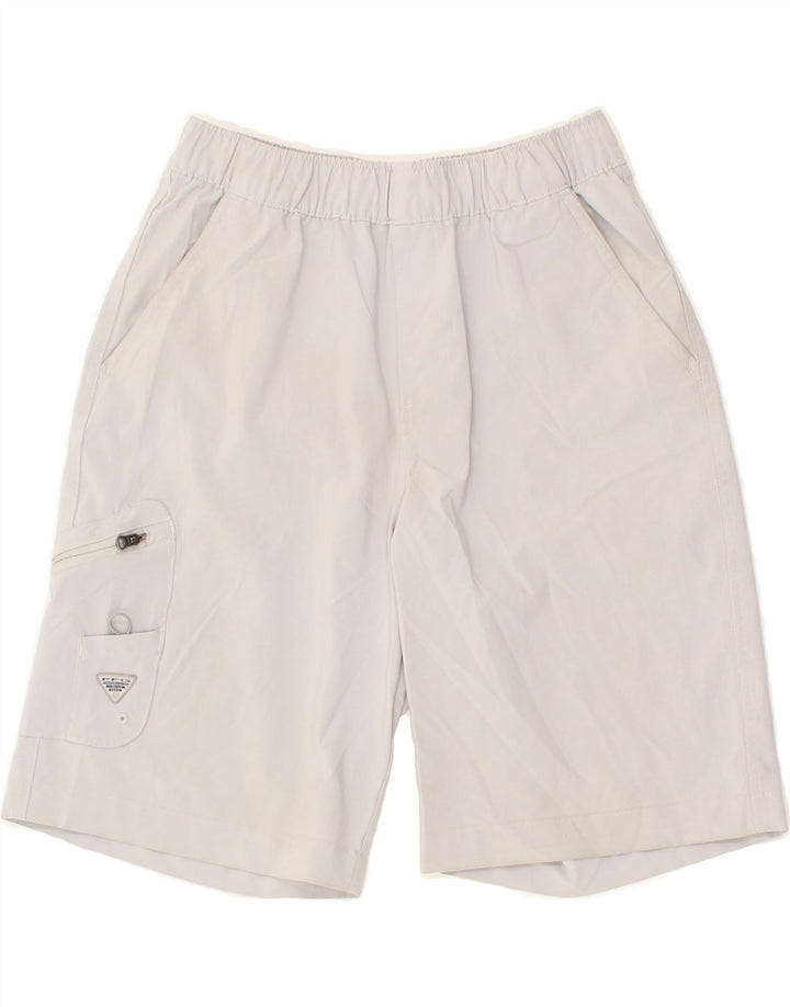 COLUMBIA Boys Sport Shorts 14-15 Years Large  Grey Polyester Vintage Columbia and Second-Hand Columbia from Messina Hembry 