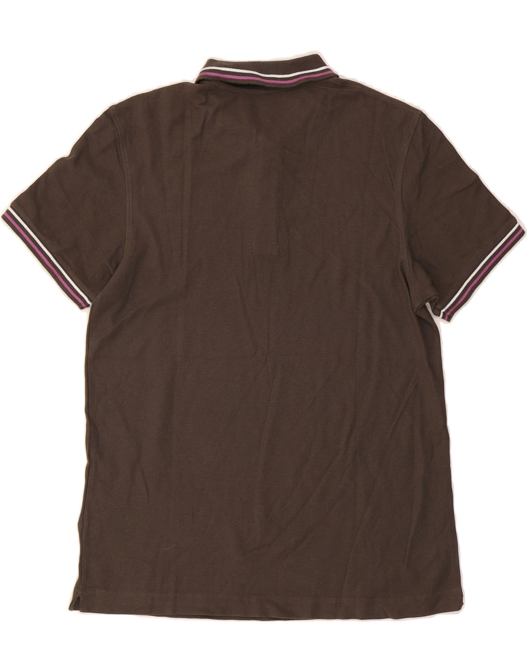 LOTTO Mens Polo Shirt Medium Brown Cotton Vintage Lotto and Second-Hand Lotto from Messina Hembry 