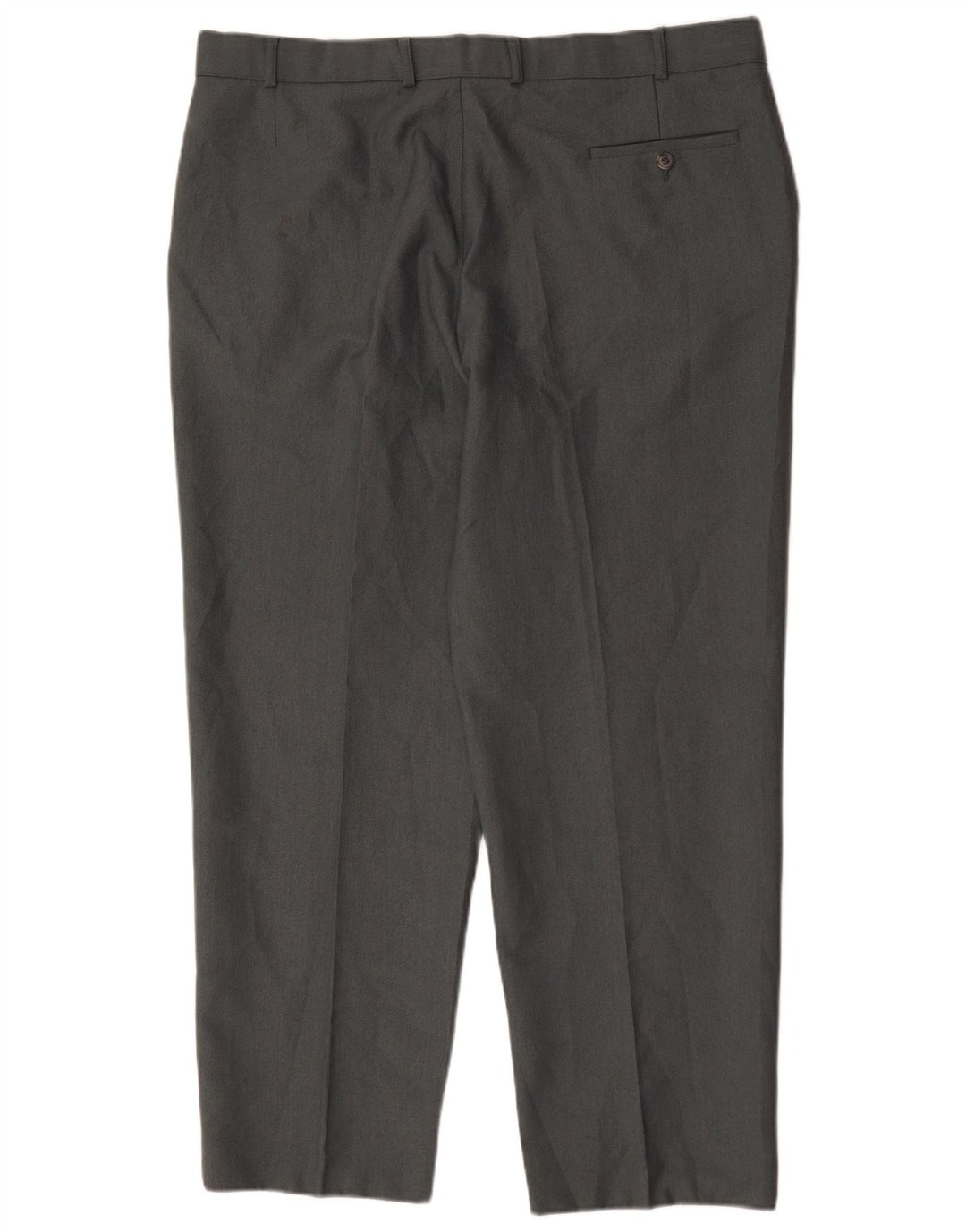 Marks & Spencer Straight Chino-bukser til mænd W40 L29 Grå polyester