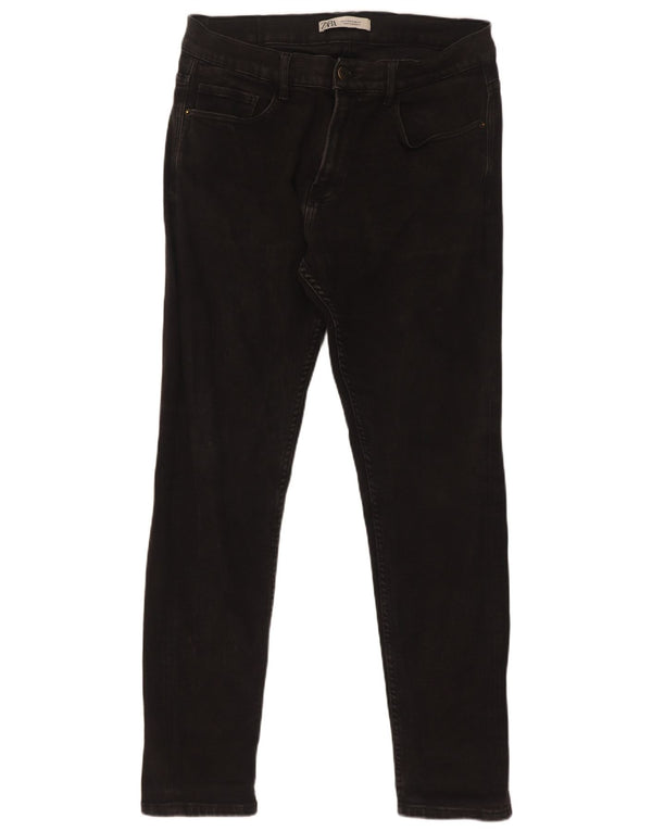 Zara Herre Skinny Jeans EU 44 Large W34 L32 Sort