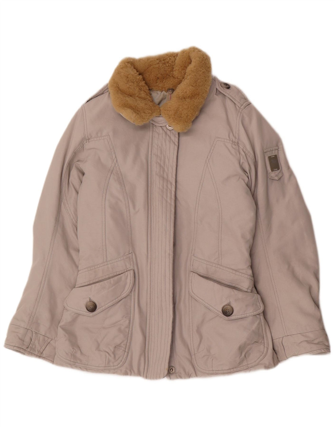 Think Pink Womens Polstret jakke UK 12 Medium Grey Polypropylene