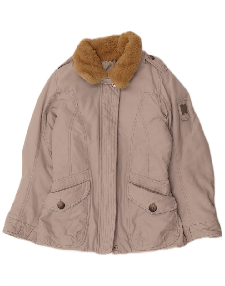 Think Pink Womens Polstret jakke UK 12 Medium Grey Polypropylene