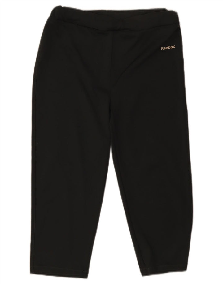REEBOK Dame Capri Leggings UK 12 Medium Grå