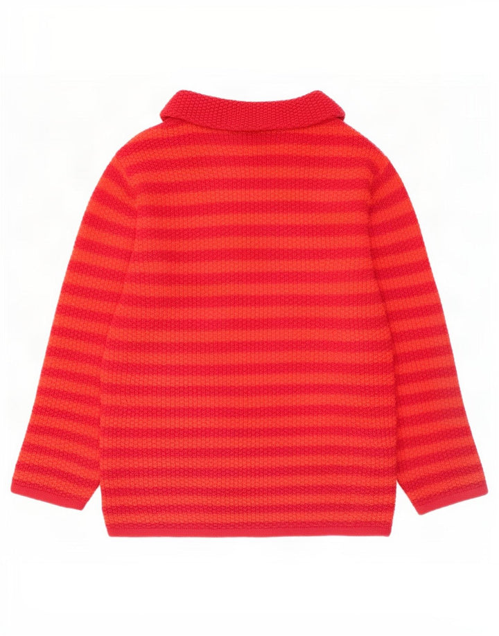 Hobbs Dame Oversized rullehals sweater UK 10 Lille rød stribet