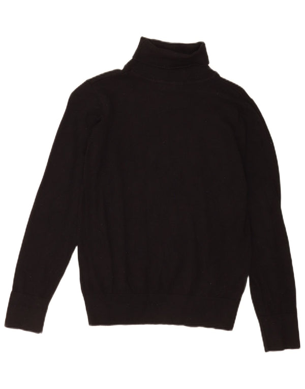 Oasis Dame Rullehals Sweater UK 10 Small Black Viscose