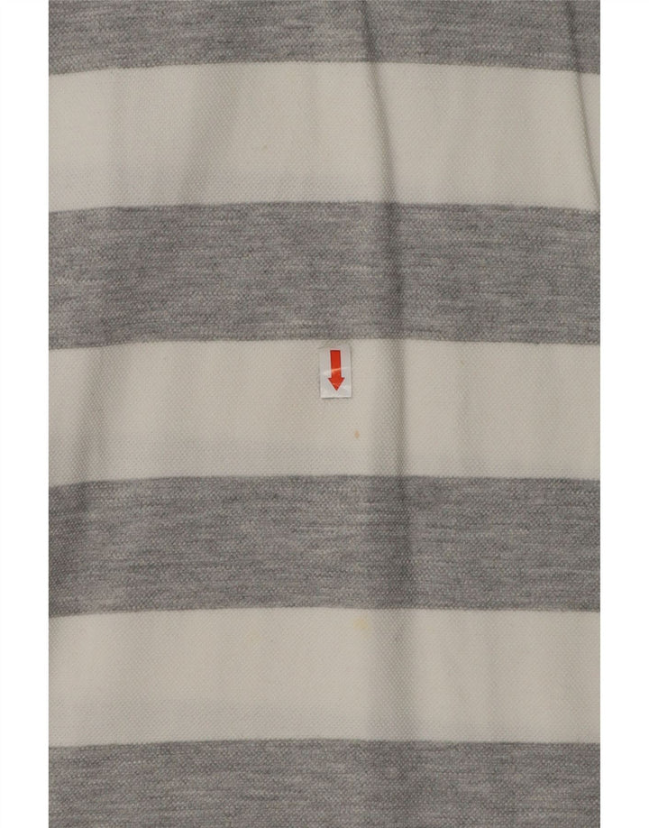 ELLESSE Rugby poloshirt til mænd mellem grå stribet