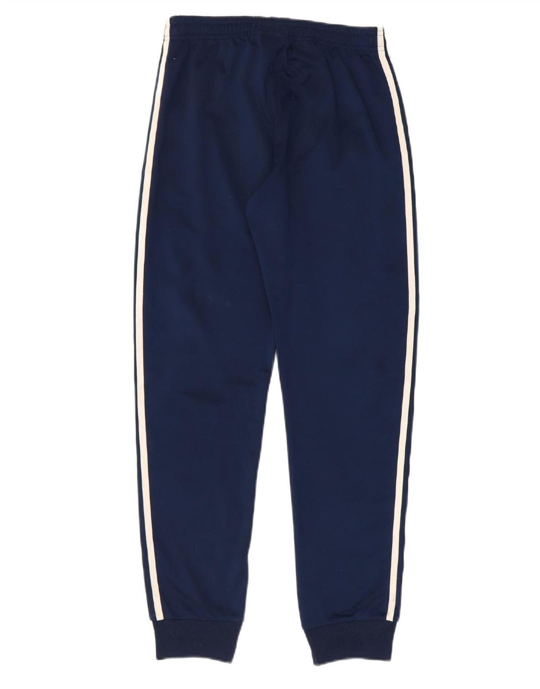 ADIDAS Boys Tracksuit Trousers Joggers 13-14 Years Navy Blue Polyester