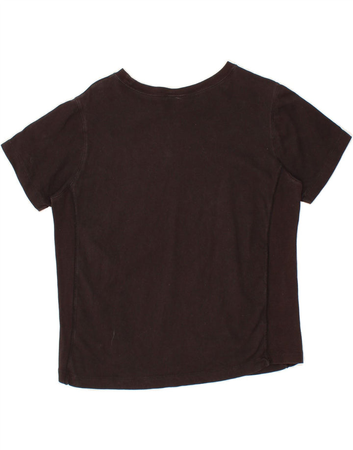 CHAMPION Womens T-Shirt Top UK 14 Medium Black Vintage Champion and Second-Hand Champion from Messina Hembry 