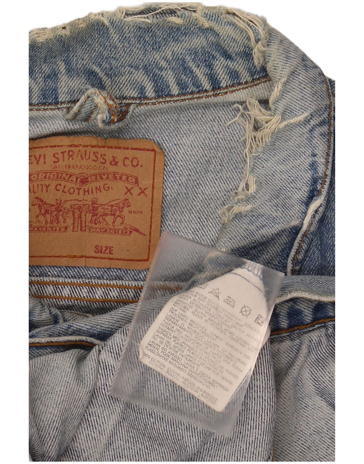 LEVI'S Denimjakke til mænd UK 42 XL Blå Bomuld
