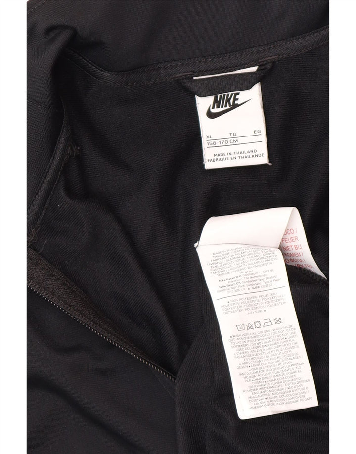 Nike Boys træningsdragt topjakke 13-14 år XL Sort polyester